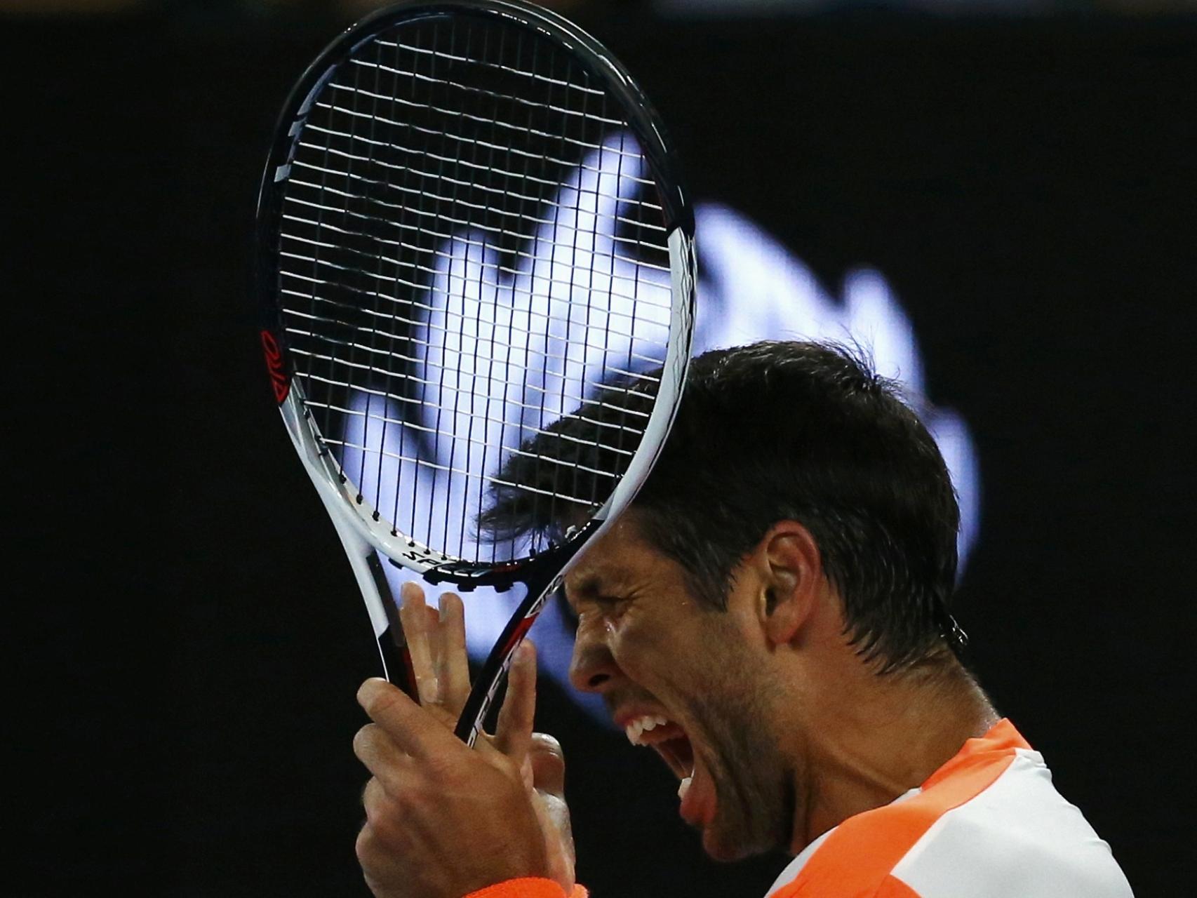 Fernando Verdasco se queja.