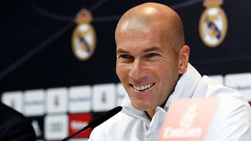 Zidane en la rueda de prensa previa a la visita del Celta en Copa.