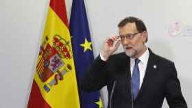 Mariano Rajoy, durante una rueda de prensa reciente.