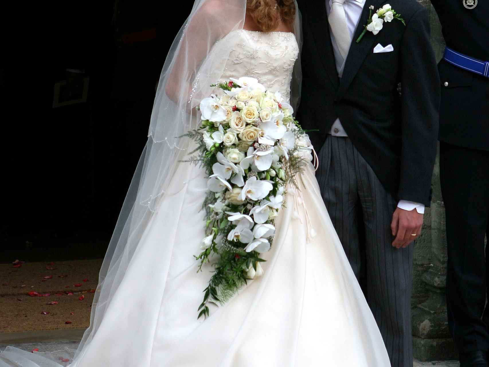 Tessy y Luis de Luxemburgo el día de su boda.