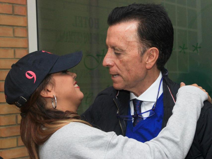 José Ortega Cano con su hija Gloria Camila.