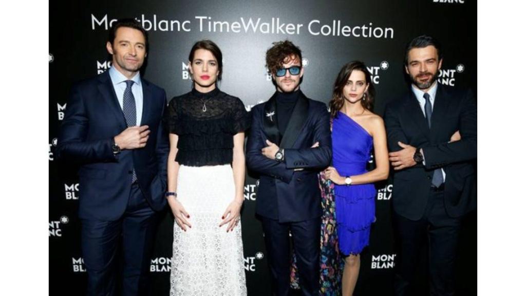 A la Gala de la firma Montblanc llegaron con estilazo, de izquierda a derecha: Hugh Jackman, Carlota Casiraghi, Aldo Comas, Macarena Gómez y Luca Argentero.