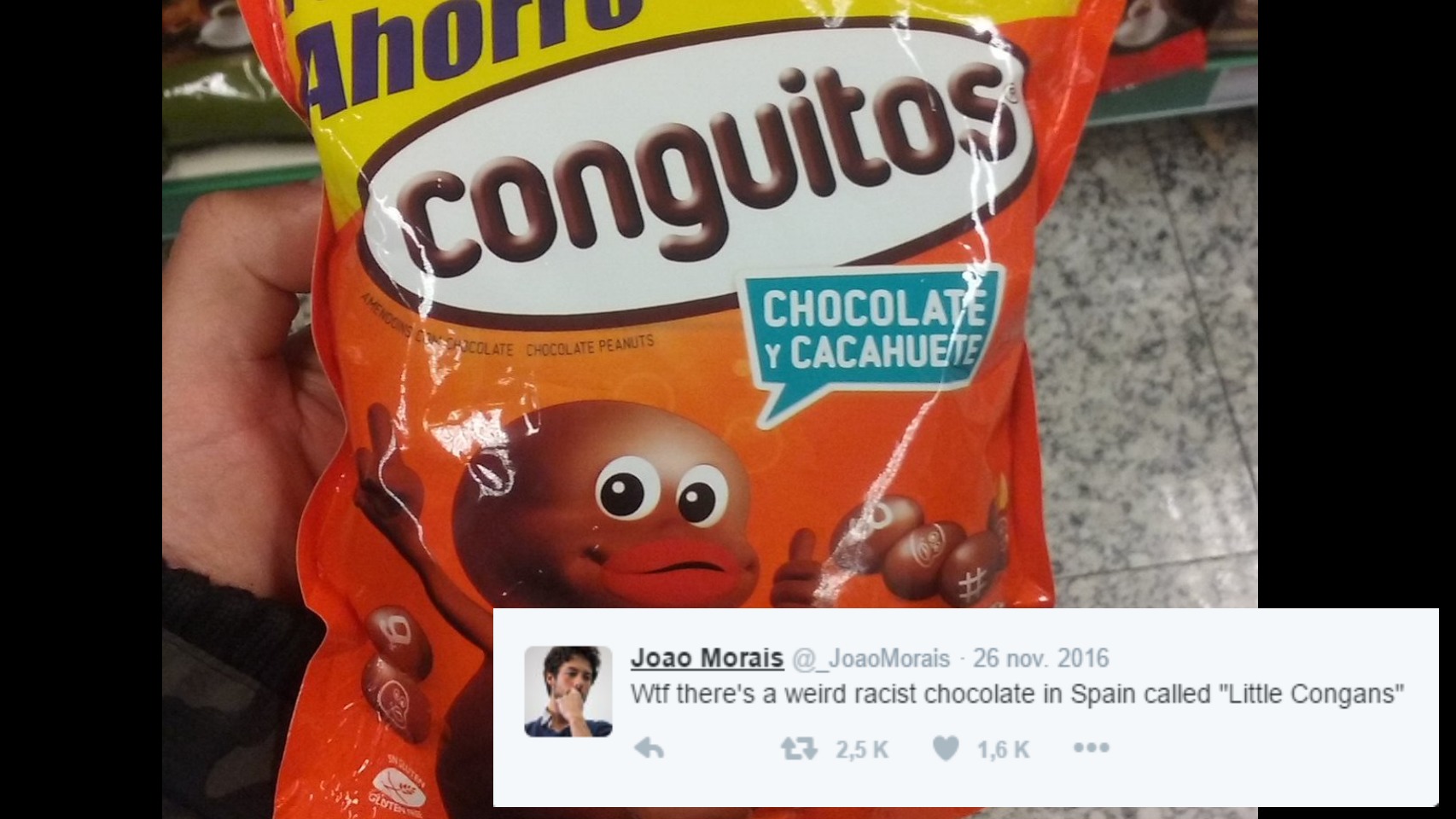 El tuit de Joao Morais sobre los Little Congans.