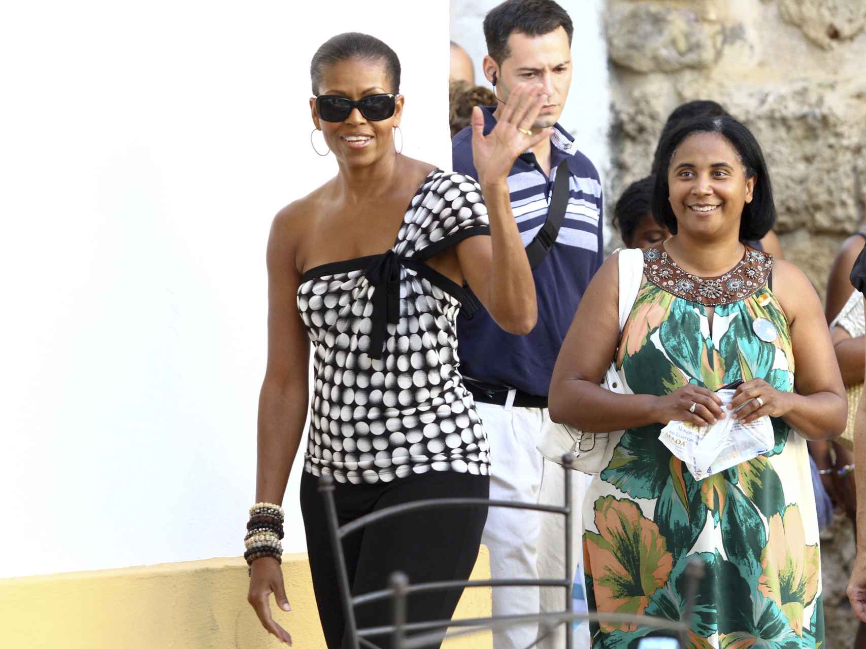 Michelle Obama paseó por las calles de Marbella en 2010 como una turista más.