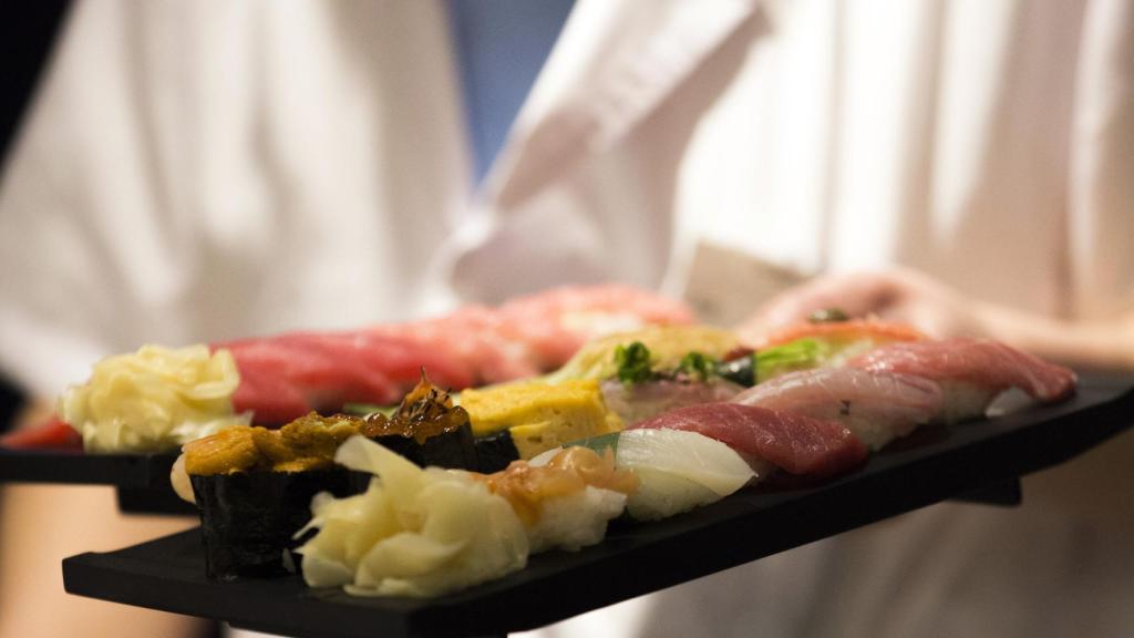 Sushi en Japón.
