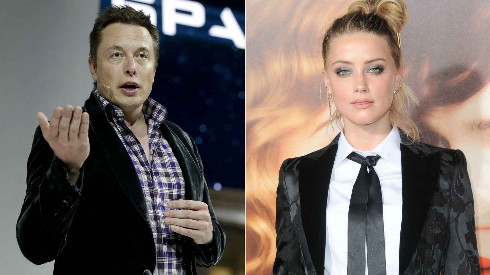 Elon Musk y Amber Heard