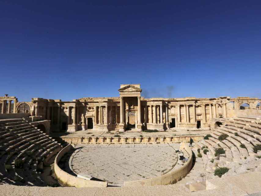 El teatro romano y el Teatrápilo de Palmira han sido destruidos por el Estado Islámico.