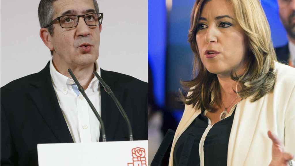 Patxi López y Susana Díaz aspiran a suceder a Sánchez al frente del PSOE.