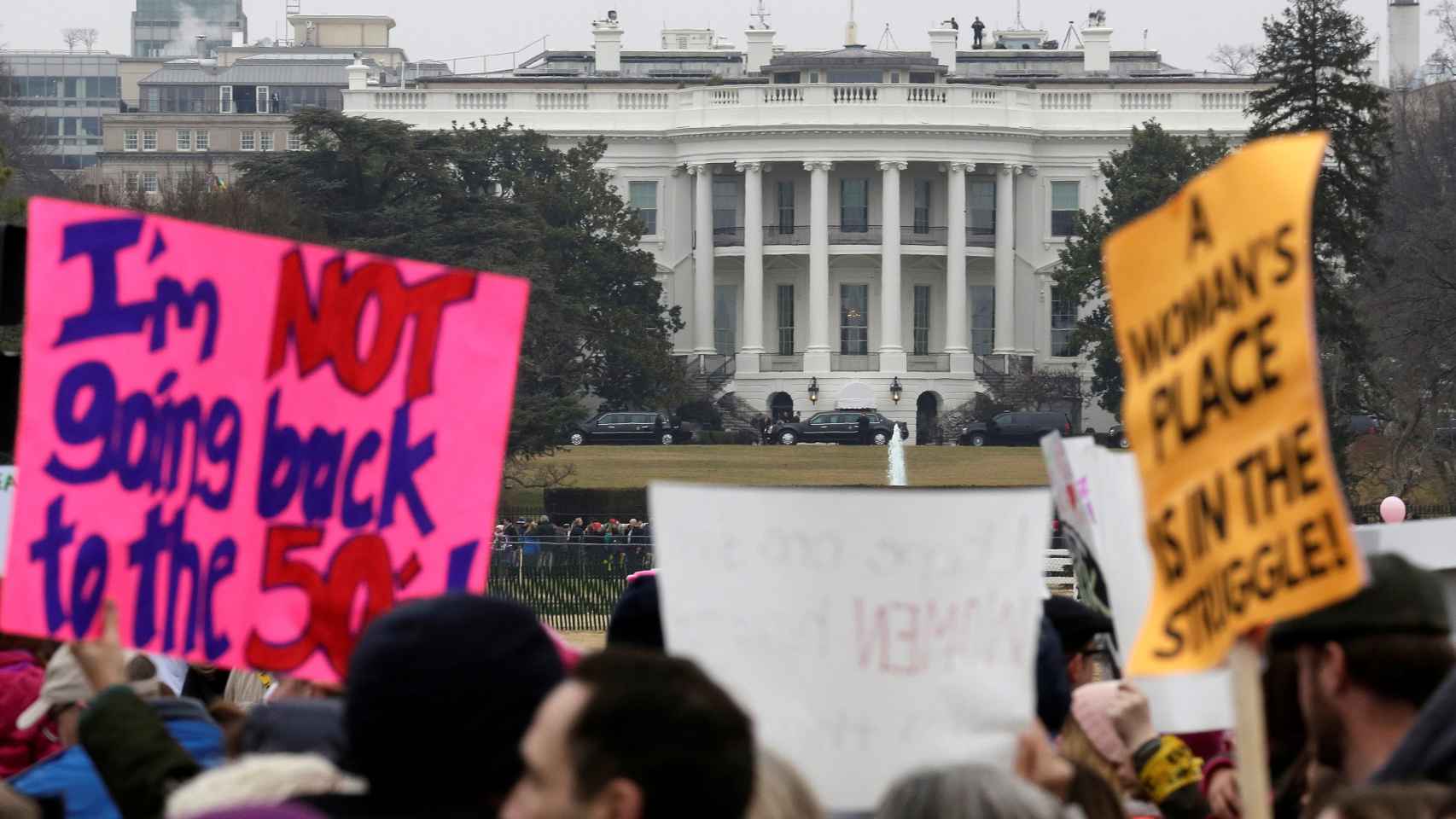 Miles de personas se manifiestan en Washington en la 'Marcha de las Mujeres'