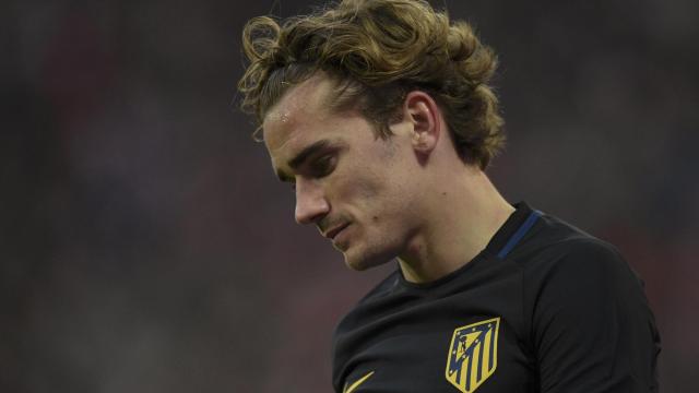 Griezmann tras el empate.