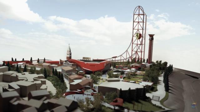 ¡Bienvenido a Ferrari Land! Un vistazo en vídeo al primer el primer parque temático de Ferrari en Europa