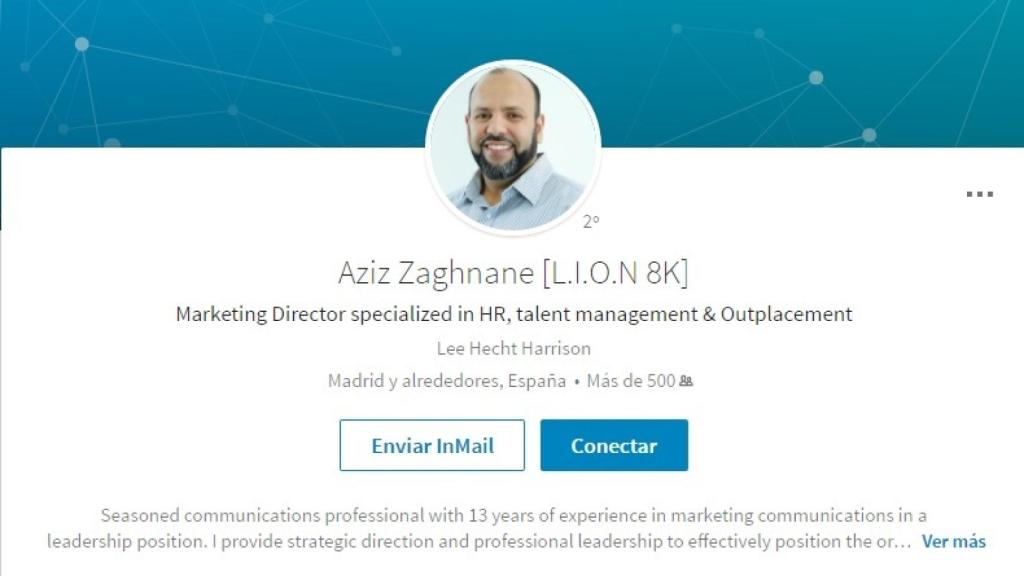 El marido de Ana Marilú Reyna se anunciaba en Linkedin.