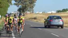 La DGT baja la velocidad en tramos con abundancia de ciclistas