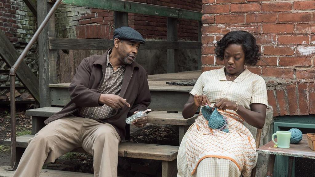 Denzel Washingon y Viola Davis, ambos nominados por Fences.