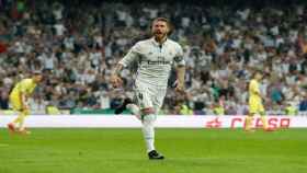 Ramos celebrando un gol