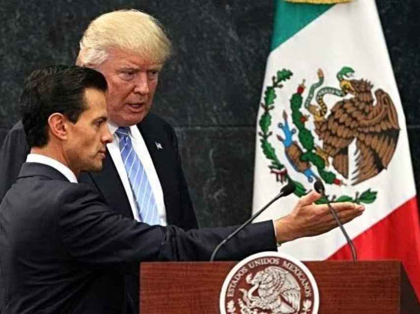Donald Trump y Enrique Peña Nieto, presidentes de Estados Unidos y México