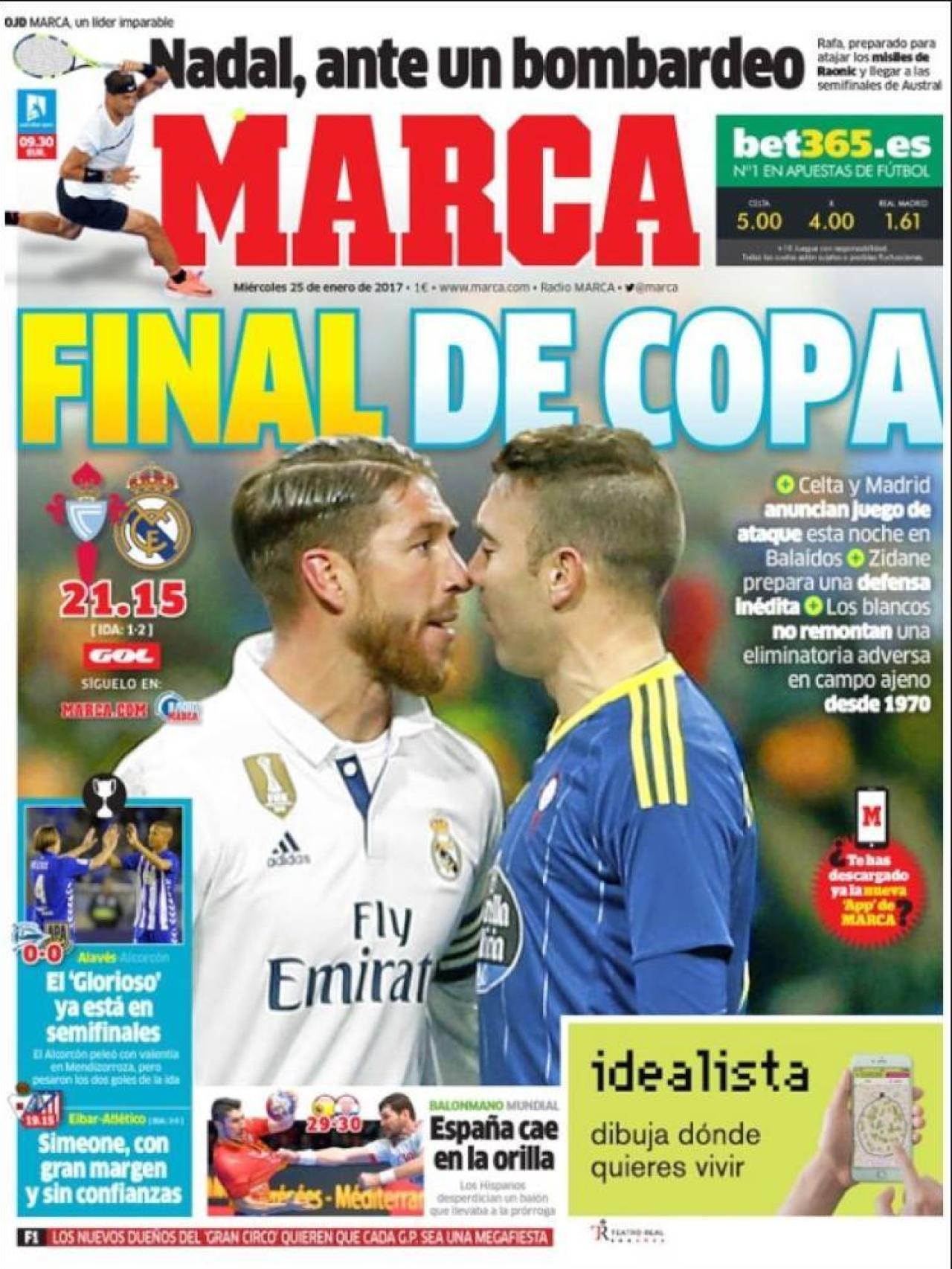 Portadas de diarios españoles deportivos