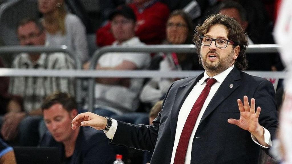 Trinchieri, entrenador del Brose Bamberg. Foto: brosebamberg.de