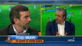 Pedro Bravo habla sobre Ramos en El Chiringuito. Foto: Twitter (@elchiringuitotv)