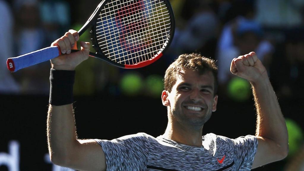 Grigor Dimitrov tras derrotar a David Goffin.