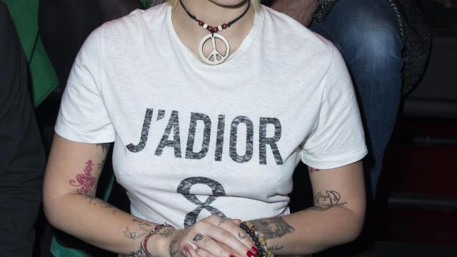 Paris Jackson en el desfile de Dior el pasado sábado.