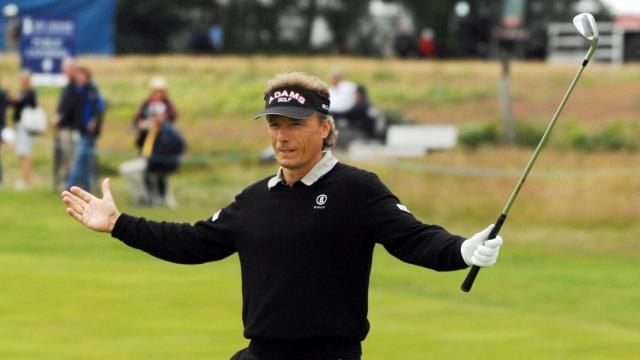 El alemán Bernhard Langer durante un torneo del circuito senior.