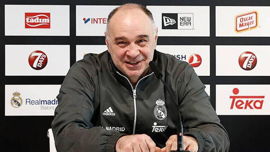 Pablo Laso en rueda de prensa