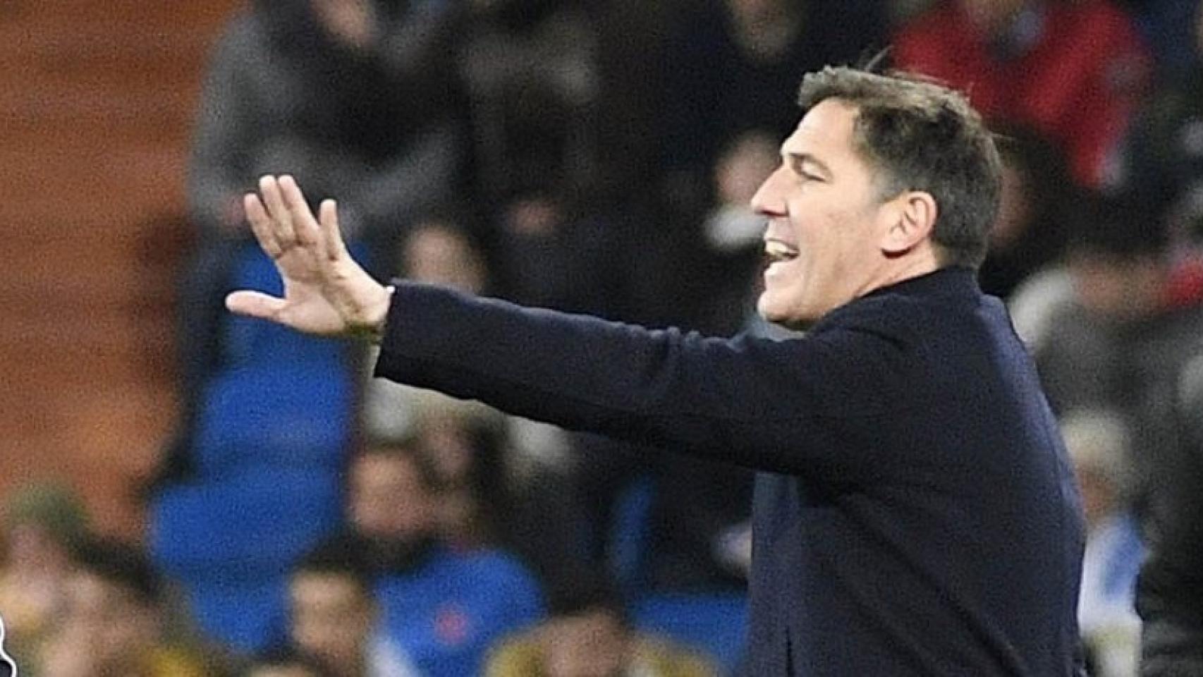 Eduardo Berizzo dirigiendo un partido del Celta. Foto: @rccelta_oficial