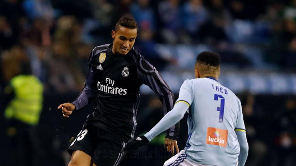 Danilo, en el partido frente al Celta.