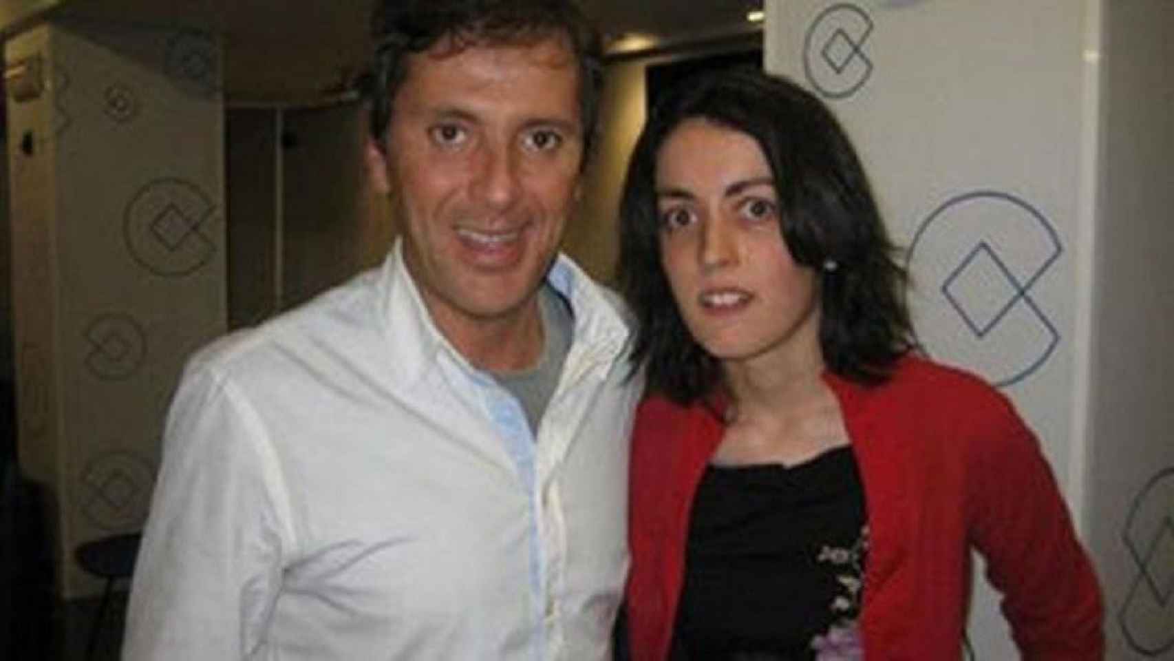 Lorena Gallego junto a Paco González, en una de sus visitas a Tiempo de Juego.