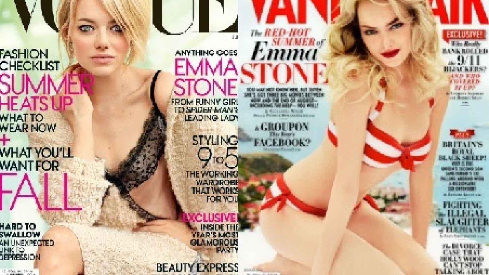 Emma Stone ha sido protagonista de numerosas portadas de revista.