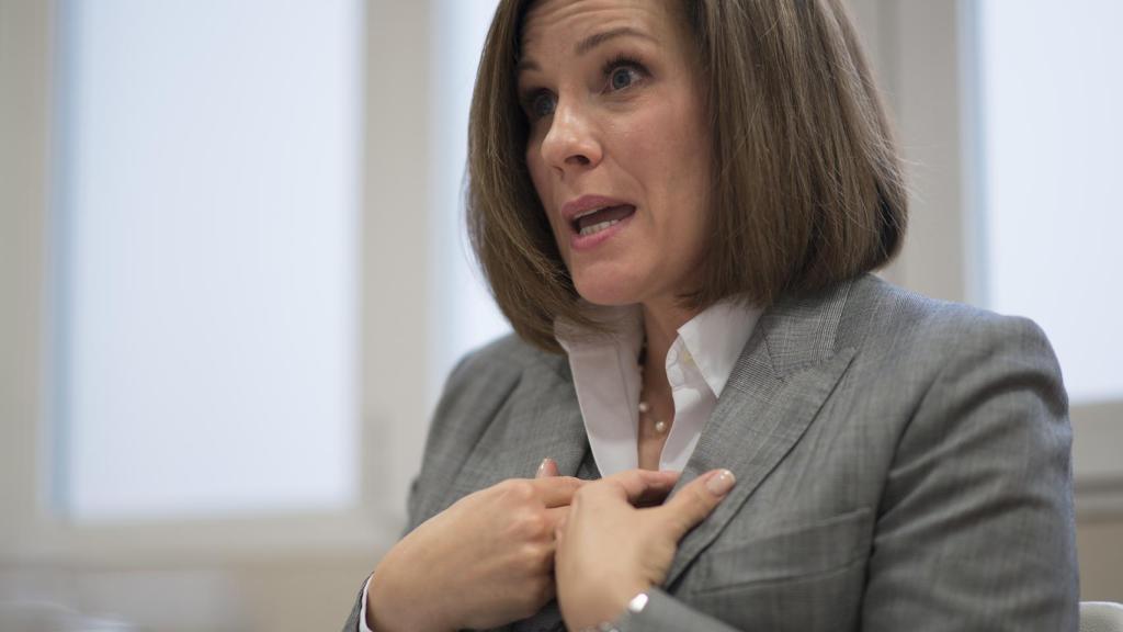 Deanna Mason durante la entrevista en Madrid