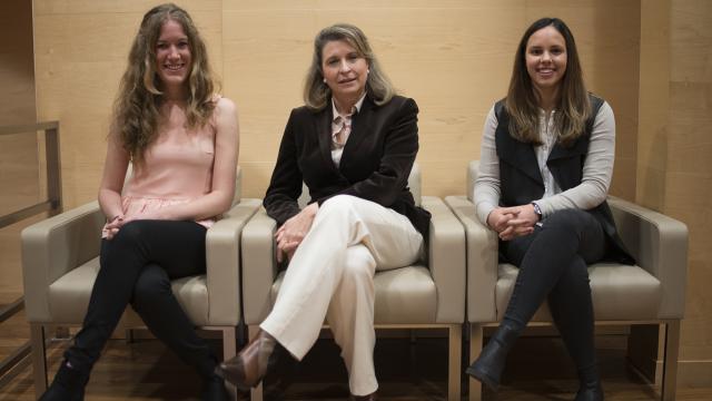 Jessica Amo, Sara Gómez y Montse Cervera.