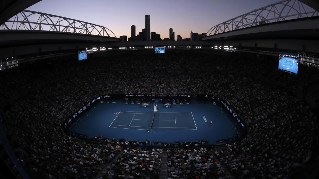 Panorámica del Rod Laver Arena durante el partido / REUTERS