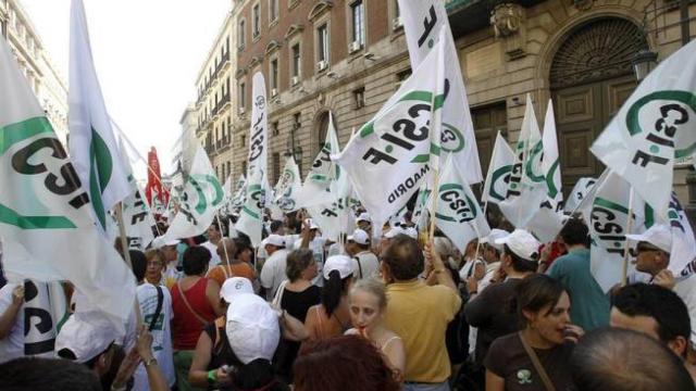 Manifestación de CSI-F en una imagen de archivo.