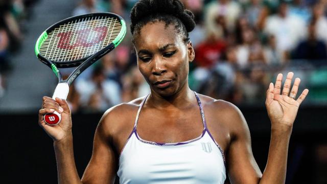 Venus Williams, durante un encuentro esta temporada.