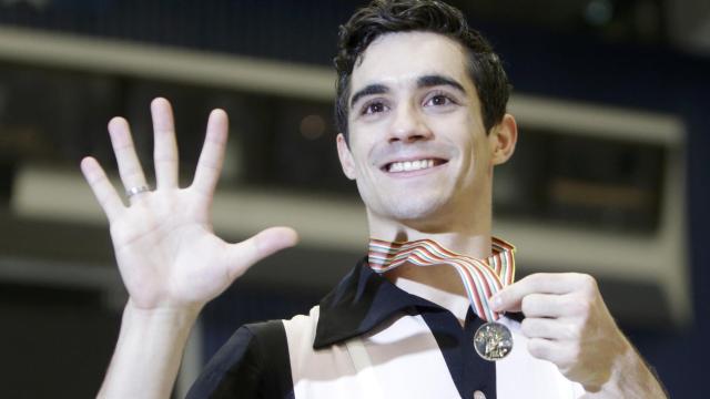 Javier Fernández celebra su nuevo título continental / REUTERS