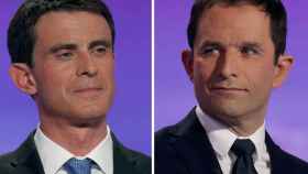 Manuel Valls (izquierda) y Benoît Hamon se juegan este domingo el liderazgo del Partido Socialista.