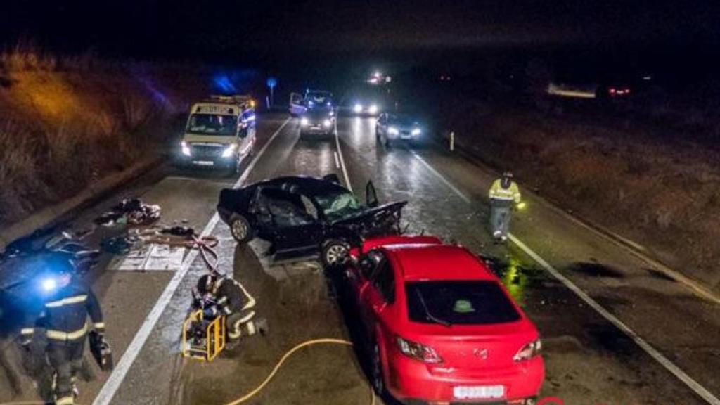 accidente-leon-valverde-de-la-virgen-seis-heridos