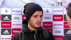 Morata habla tras el Real Madrid - Real Sociedad