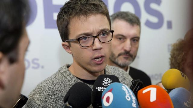 Errejón, en una comparecencia ante los medios.