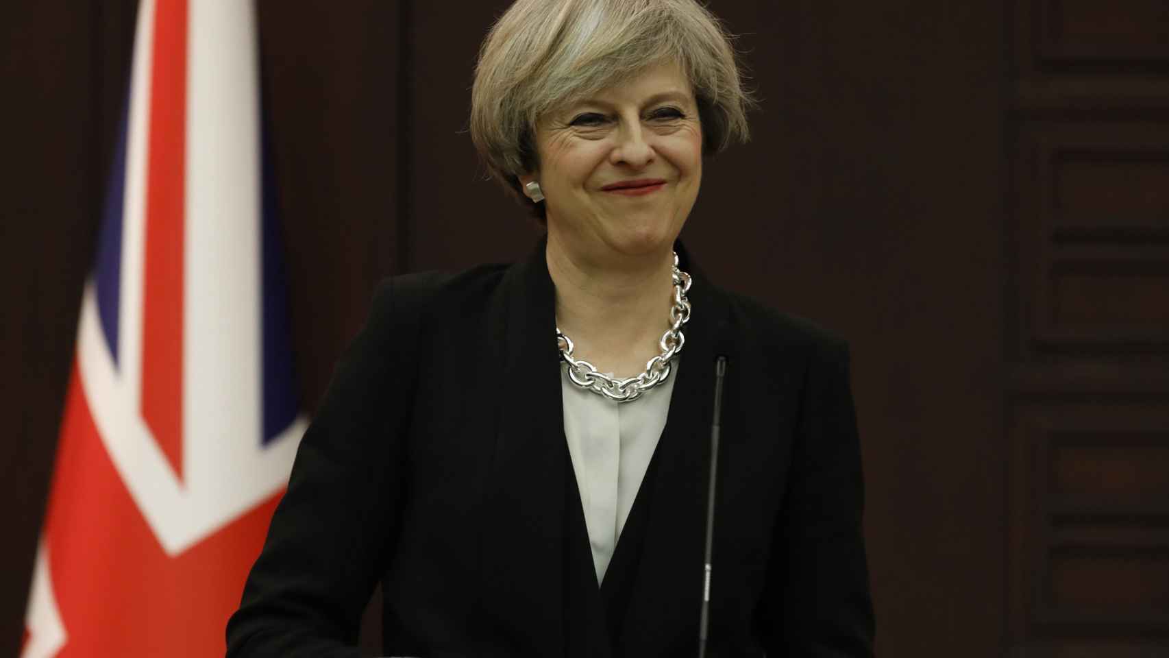 La 'premier' británica Theresa May.