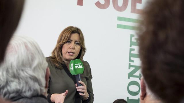 Susana Díaz, en un acto de partido este sábado.