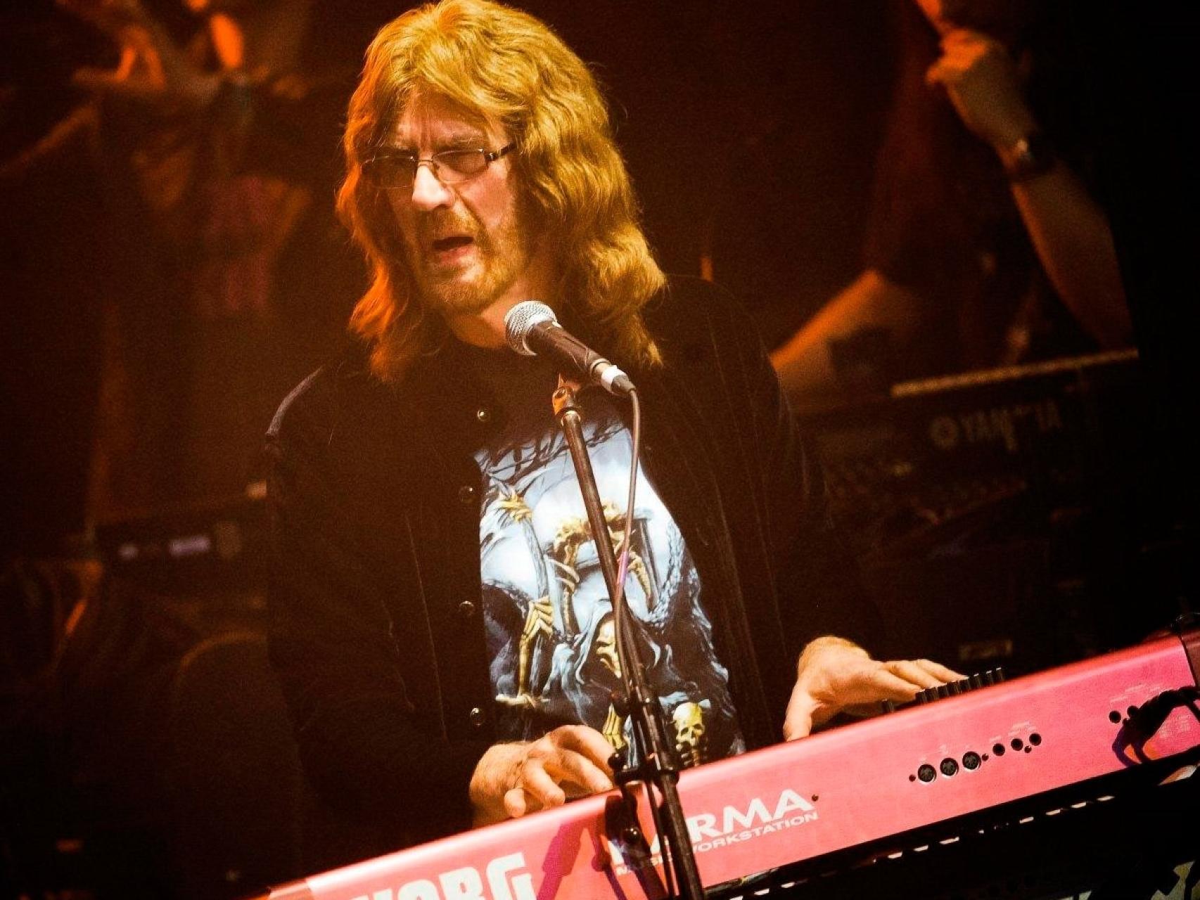 Geoff Nicholls, el teclista de Black Sabbath.