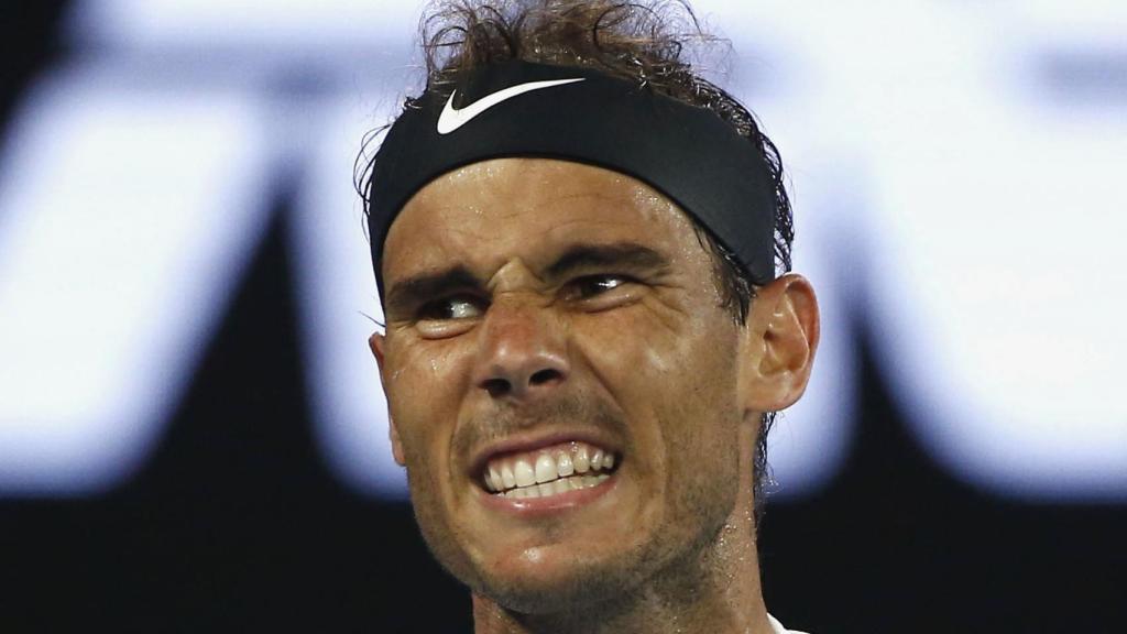 Nadal, durante la final del Open de Australia.