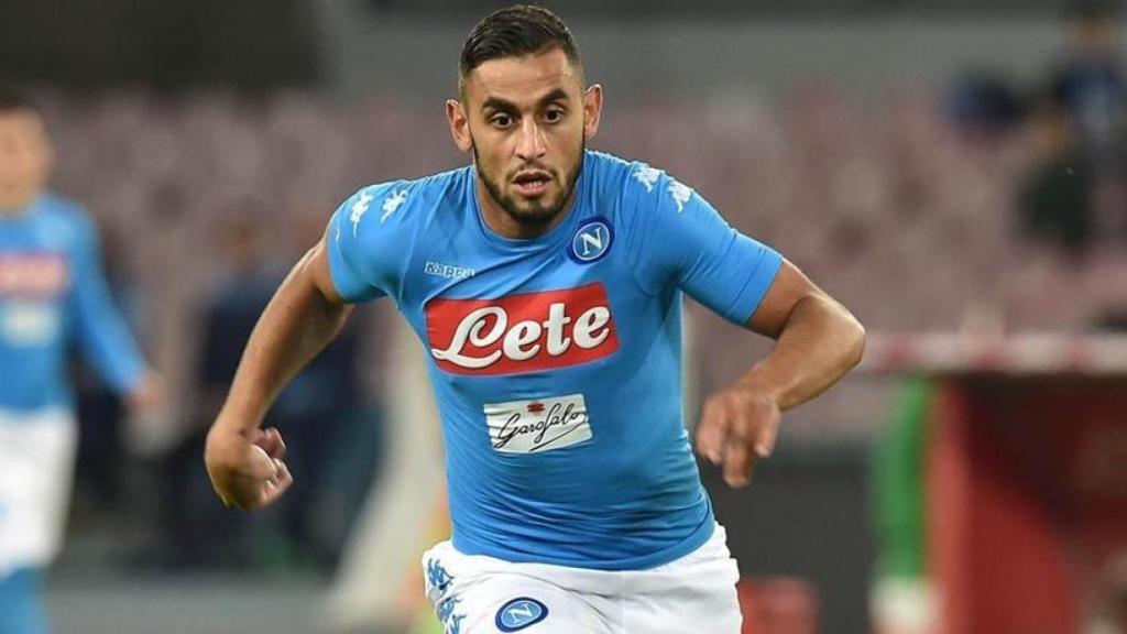 Ghoulam en un partido con el Nápoles. Foto: sscnapoli.it