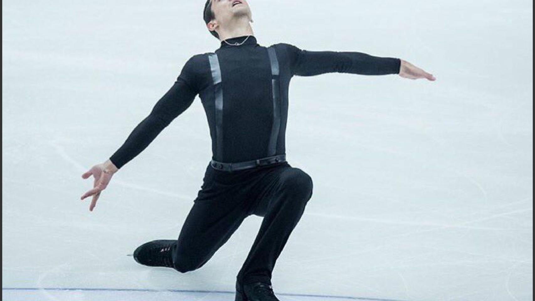 El patinador Javier Fernández. Foto: Twitter @javierfernandez