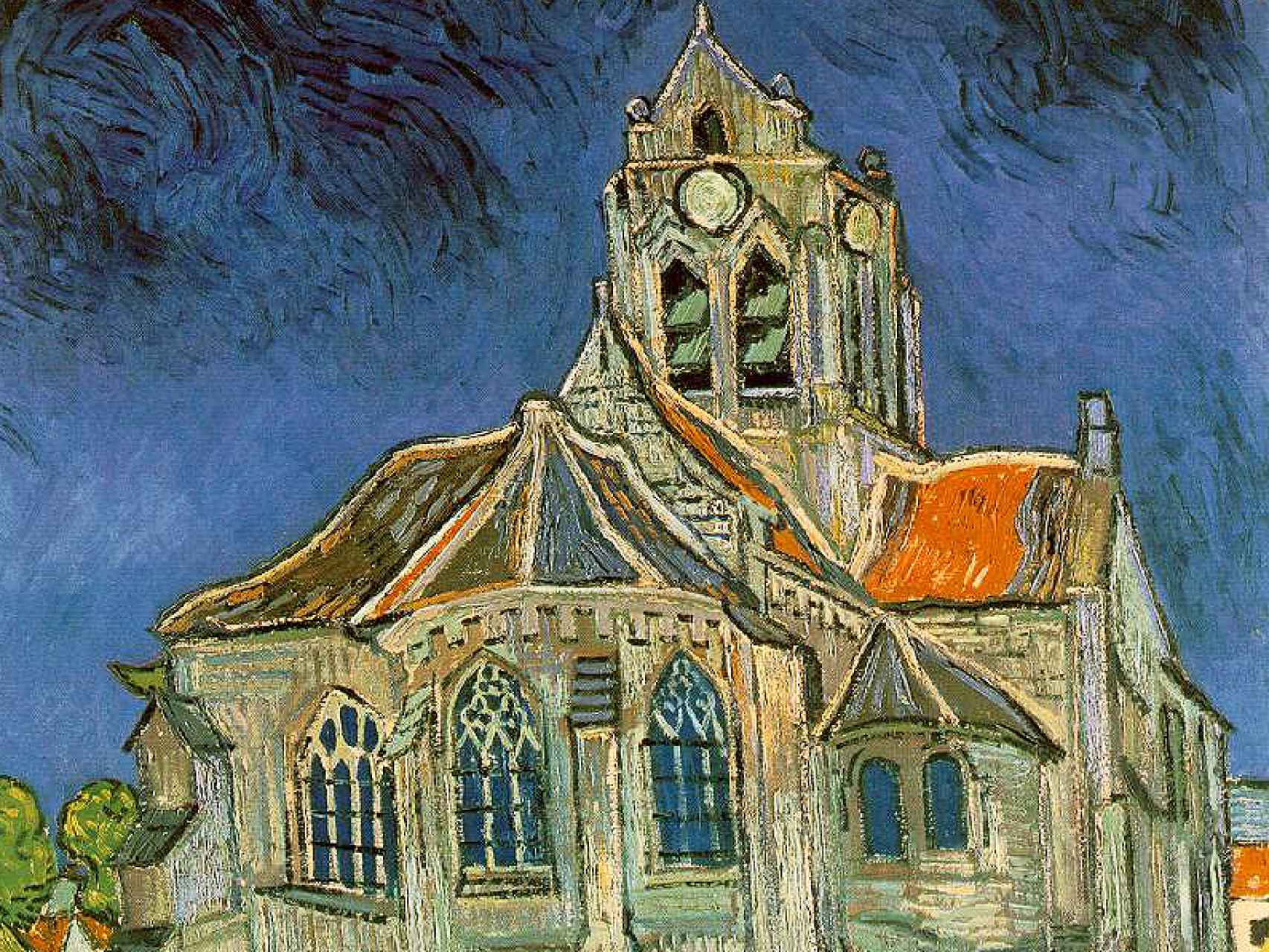 La iglesia del pueblo, que Van Gogh pintó, también debe ser restaurada.