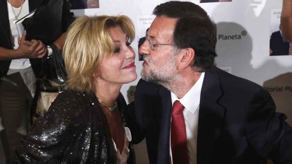 Carmen Cervera y Mariano Rajoy.