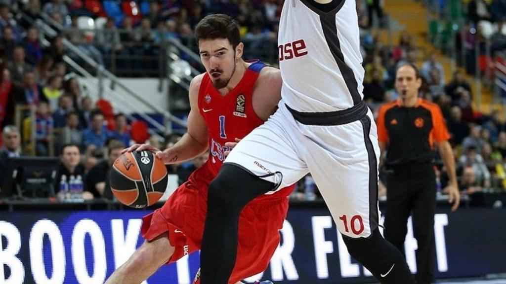 Nando De Colo en un partido con el CSKA. Foto: euroleague.net